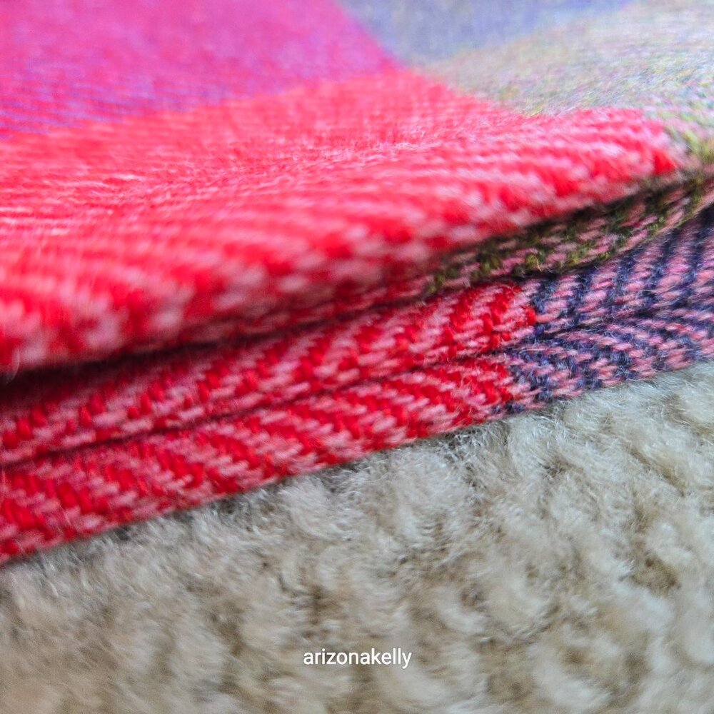 NWOT Wool Irish Donegal Tweed Triona Colorful Skinny Scarf - Picture 8 of 9